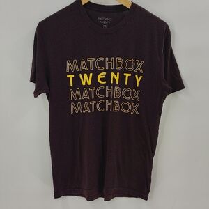 Matchbox Twenty T Shirt Band Tee Size Medium Short Sleeve Cotton Blend